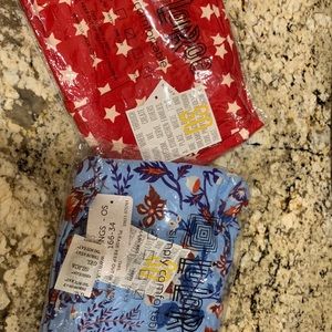 Two pair of leggings from the LuLaRoe Americana line.